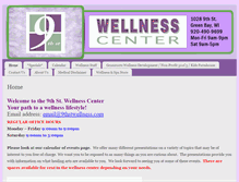 Tablet Screenshot of 9thstwellness.com